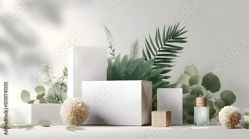a tastefully arranged collection of items that suggest a celebration or gift giving occasion
