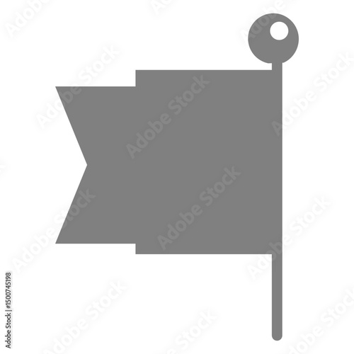 Flag icon logo symbol vector shadow 1