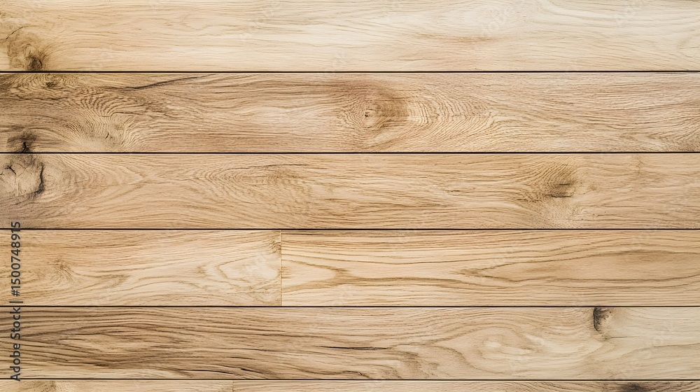 Fototapeta premium Light brown wooden planks horizontal texture background