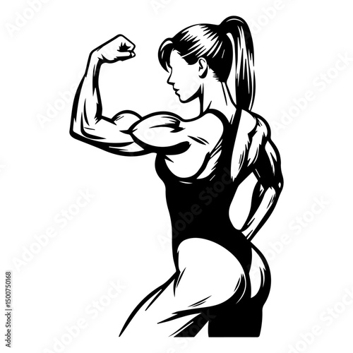 Female Bodybuilder, Triceps