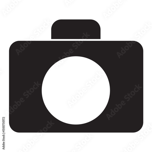photo camera icon vector