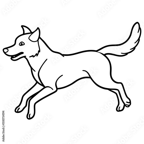 jumping dog