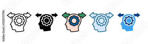 Behavior Icon Set Multiple Style Collection