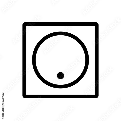 Tumble dry low heat laundry symbol