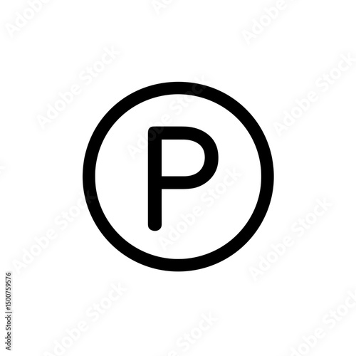 Professional dry cleaning symbol