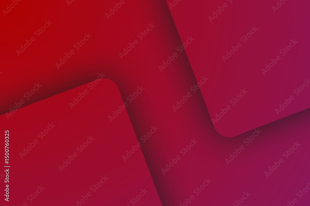 Obraz premium Red Gradient Abstract Background with Geometric Shapes
