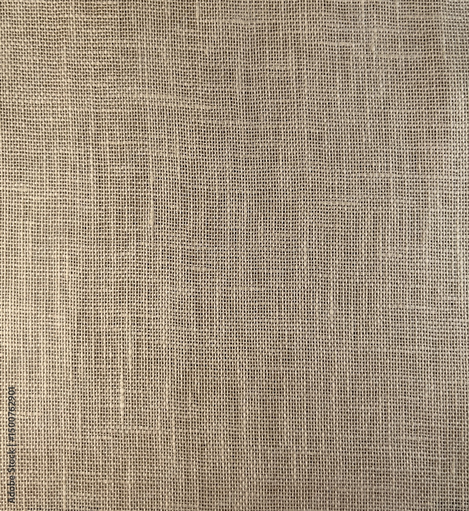 Fototapeta premium Fabric Surface Close Up Detailed Textile Texture Soft Neutral Color