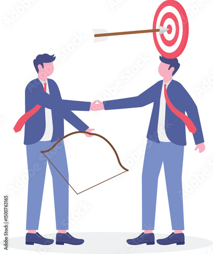 Trusted partner, believe and confidence in strong business relation,

