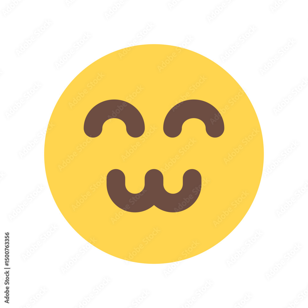 Fototapeta premium happy face emoticon