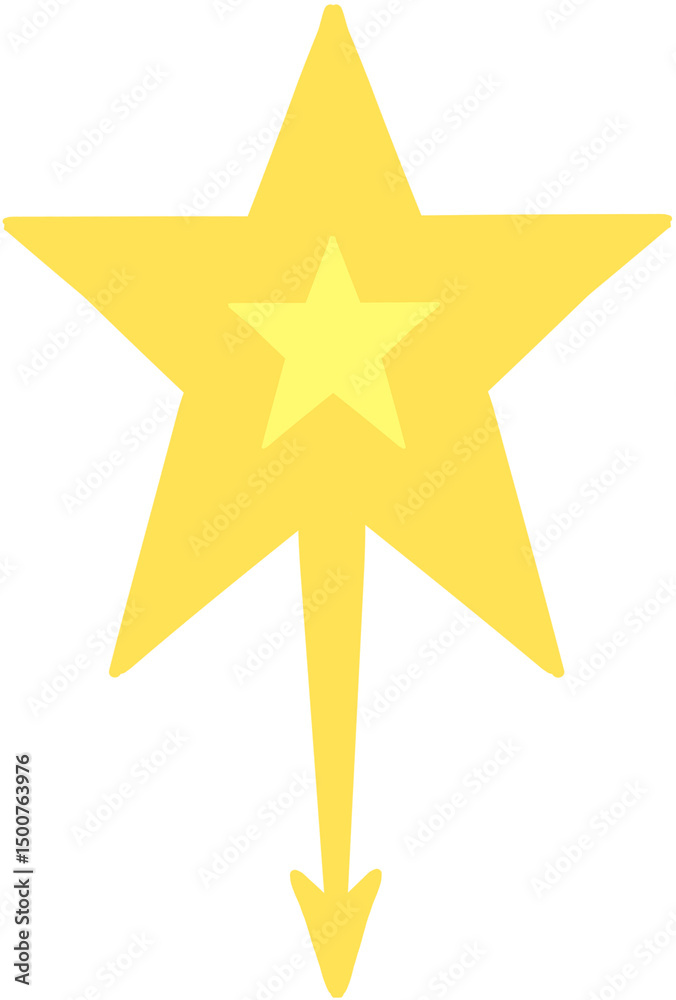 Obraz premium Star location icon