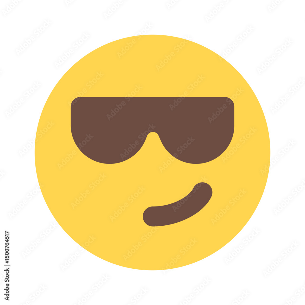sunglasses smile emoticon sunglasses smile emoticon