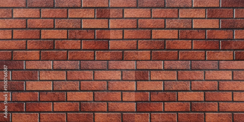 Red brick wall texture background, brick wall texture for interior or exterior design backdrop