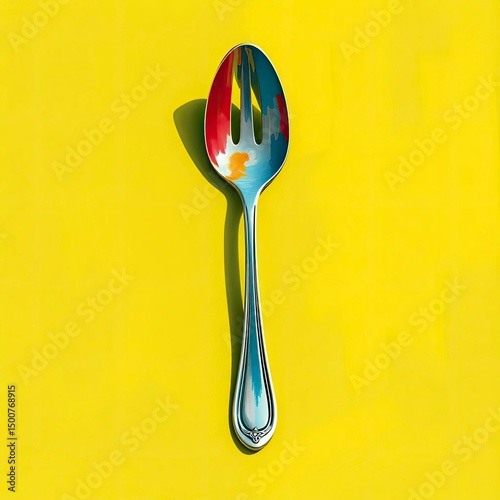 spoon and fork ikon vector illustration logo design