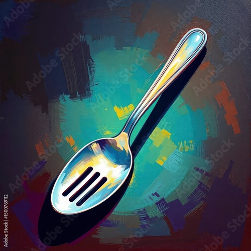 spoon and fork ikon vector illustration logo design