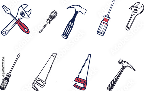 Tool icon set