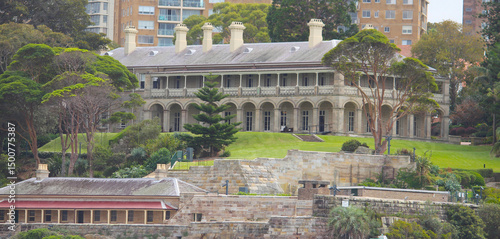 Admiralty House the official residence of the governor-general of Australia in Sydney. It is located in the suburb of Kirribilli.