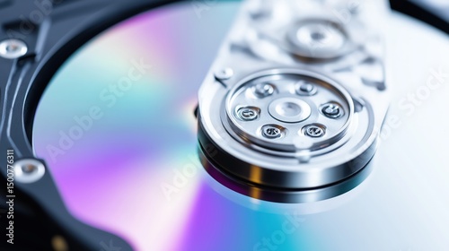 Hard disk drive close - up