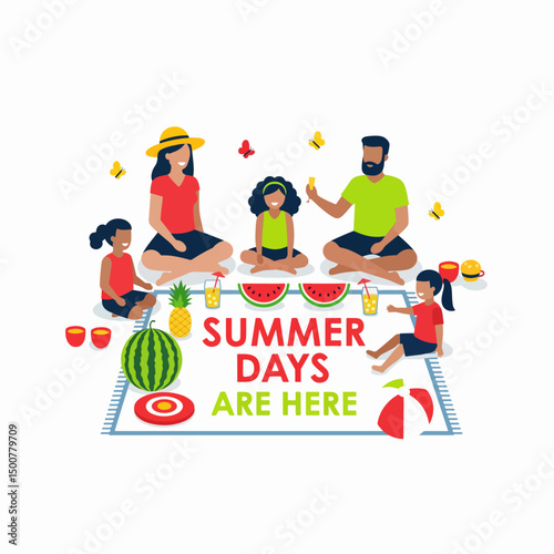 Family summer picnic days are here
