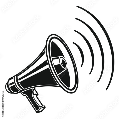 megaphone isolated on white background