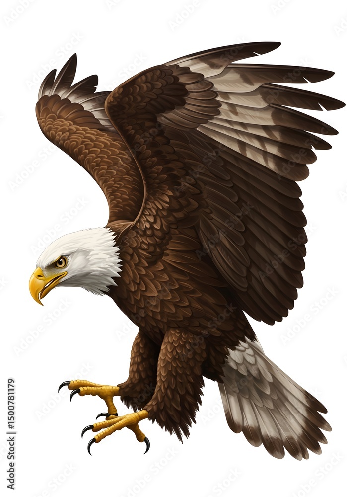 Obraz premium american bald eagle