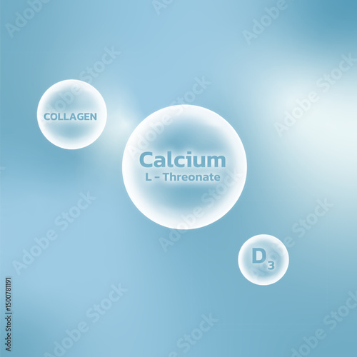abstract blue background with bubbles