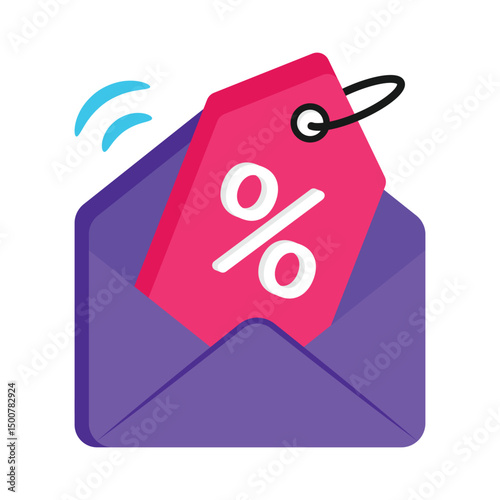 Discount Time Reminder Vector style icon. Eps 10 file