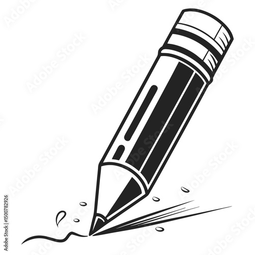 pencil and eraser