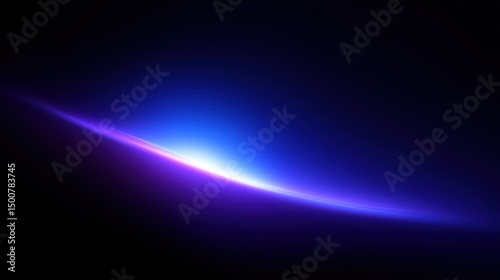 Abstract glowing light effect