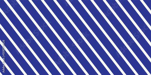 blue stripes on white background. Striped diagonal pattern Vector illustration of Seamless background Christmas or winter theme Background with slanted.