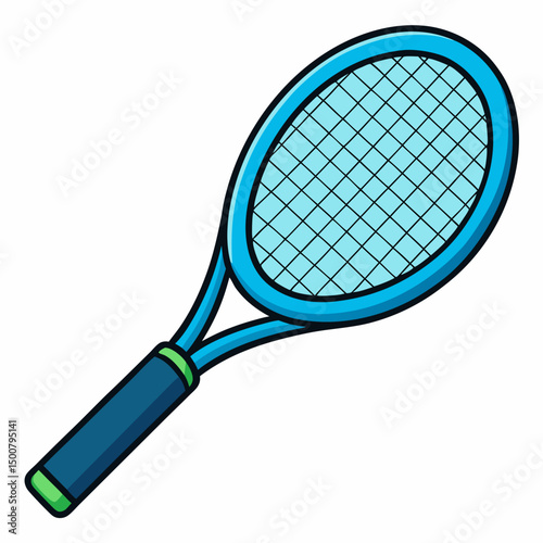 tennis racket and ball