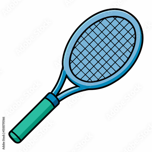 tennis racket and ball