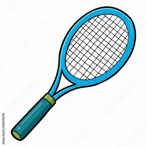 tennis racket and ball