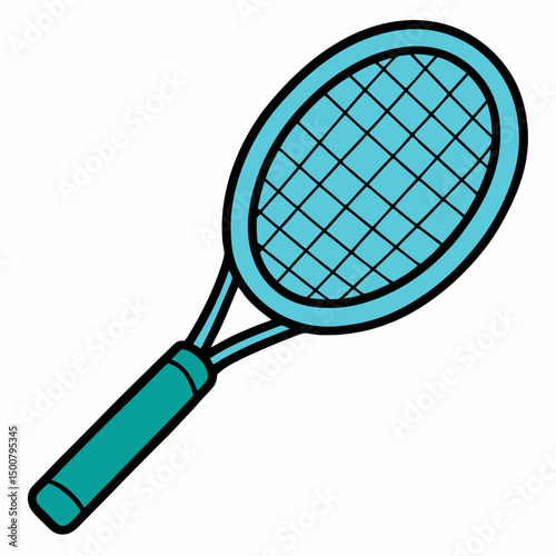 tennis racket and ball