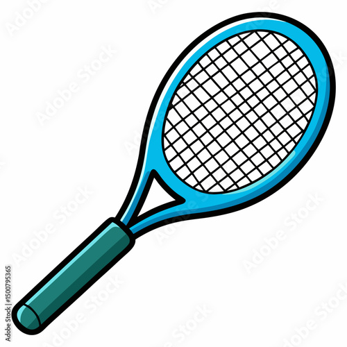 tennis racket and ball