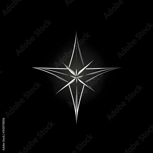 Abstract Star Illustration