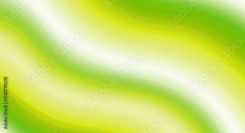 Lime green, yellow, and white abstract gradient background with soft liquid waves, blurred ombré blend, subtle metallic sheen, neon glow, and fine grain texture. Fresh, vibrant, and modern design