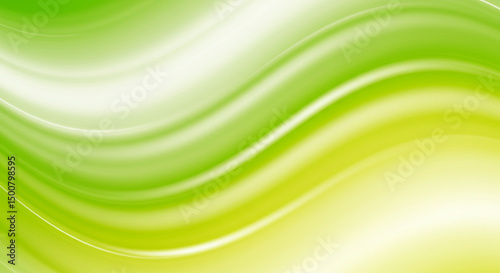 Lime green, yellow, and white abstract gradient background with soft liquid waves, blurred ombré blend, subtle metallic sheen, neon glow, and fine grain texture. Fresh, vibrant, and modern design