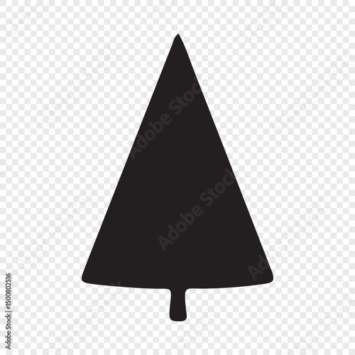 vector tree silhouette