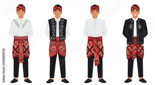 Traditional clothing styles displayed