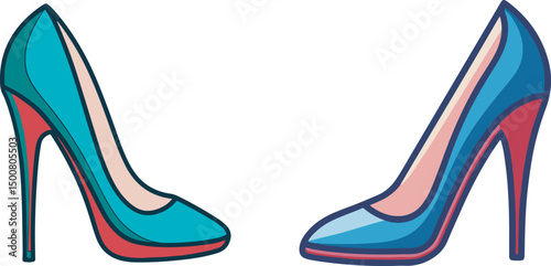 high heel shoes