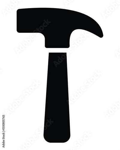 Gavel and Hammer Icon Set – Judge, Law, and Auction Linear Vector Symbols, vector illustration.