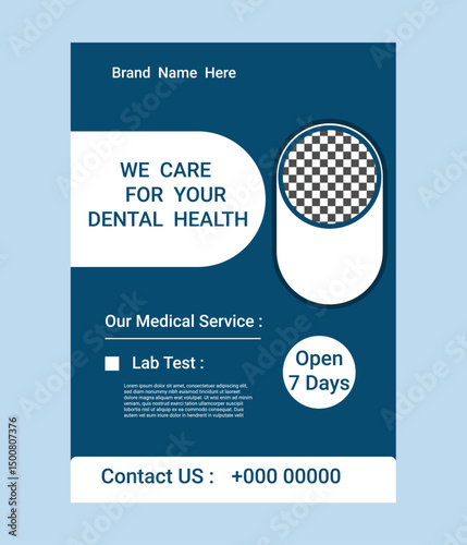 Professional Medical Flyer Design Template, Modern Medical Flyer Design Template, Creative Medical Flyer Design Template.