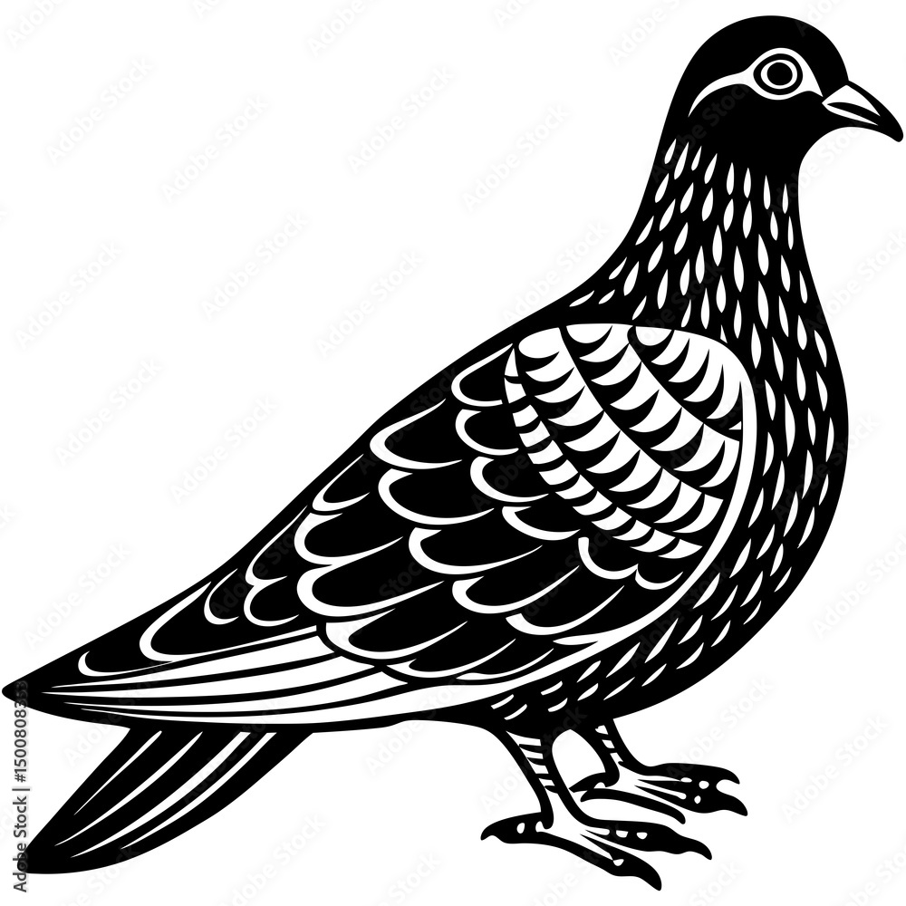 Obraz premium dove isolated on white