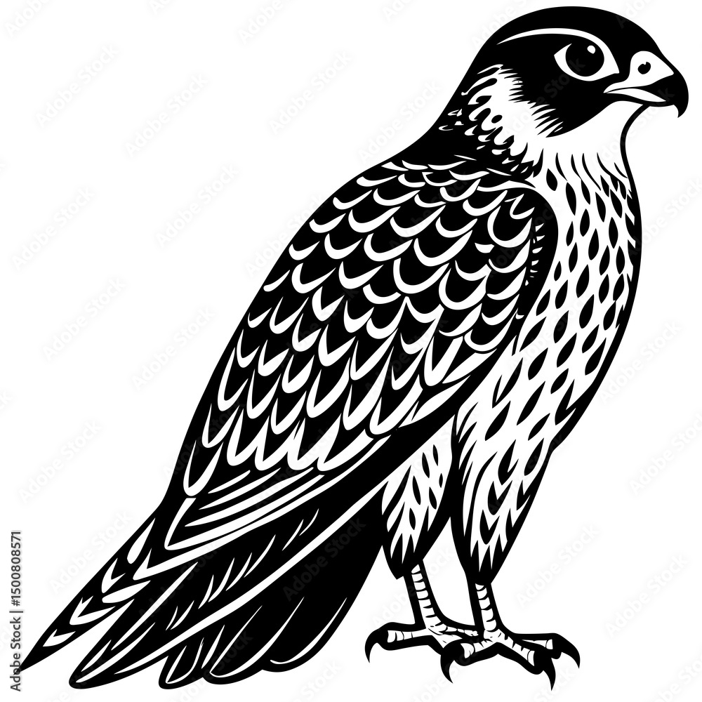 Fototapeta premium eagle isolated on white background