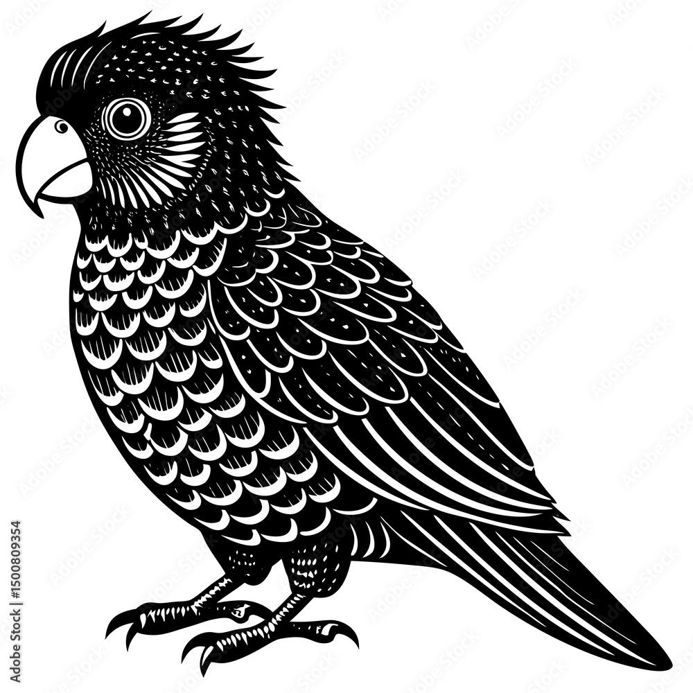 Fototapeta premium vector illustration of a bird