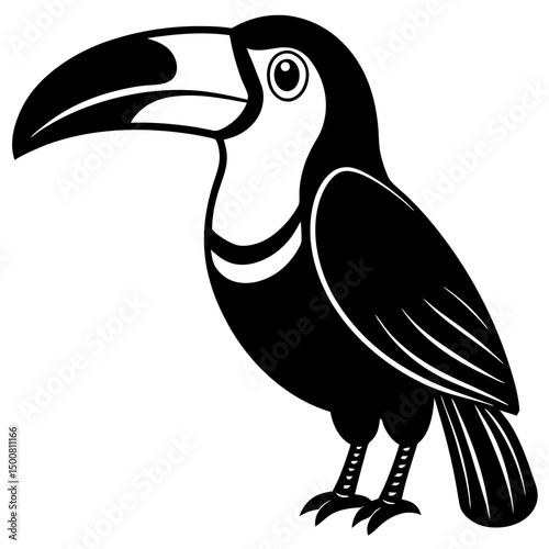 toucan bird vector illustration