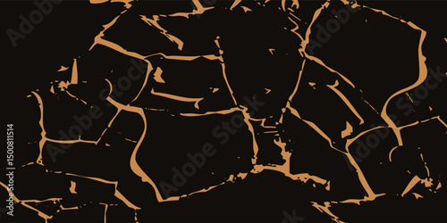 Black marble with golden curly veins, black marble natural pattern for background, abstract black and gold, black and yellow marble, hi gloss marble stone texture for digital wall tiles design.