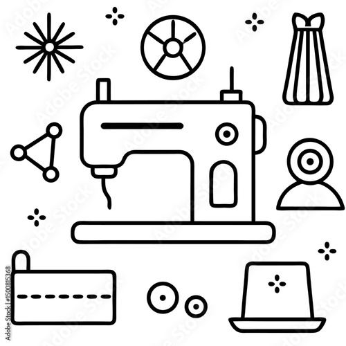 sewing machine and needle