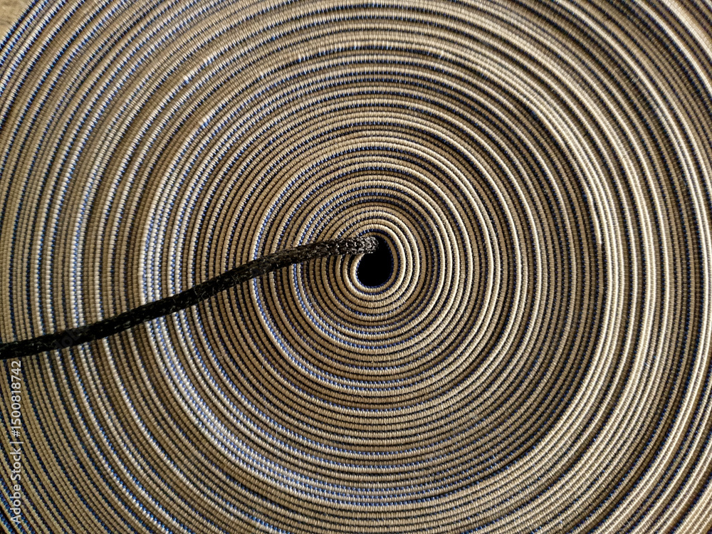 Fototapeta premium Spiral Role Texture Background of Rubber