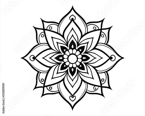 Galactic Bloom Mandala